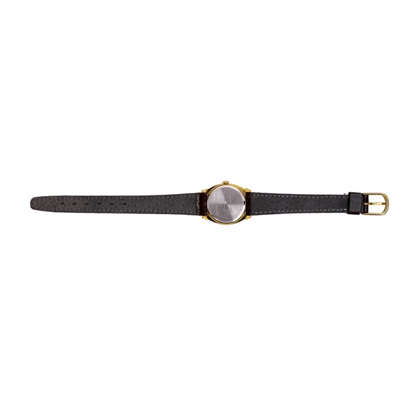 Yema Made in Paris Gold Plated Ladies Vintage 1990\'s Wrist Watch Genuine Leather main image 5